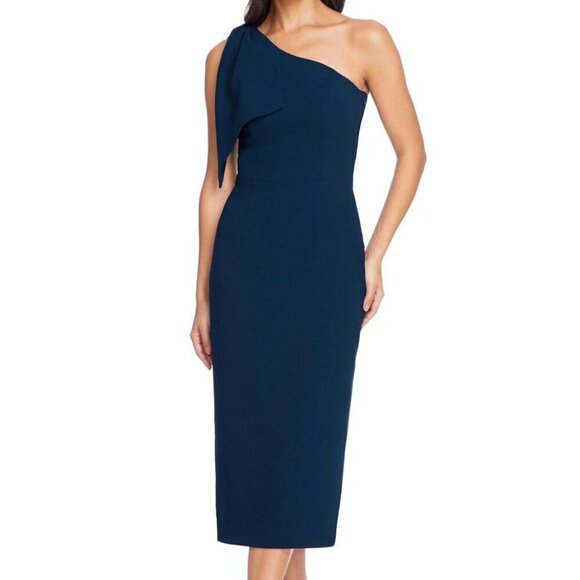 NWT Dress the Population Tiffany Asymmetrical Dress - Picture 1 of 13